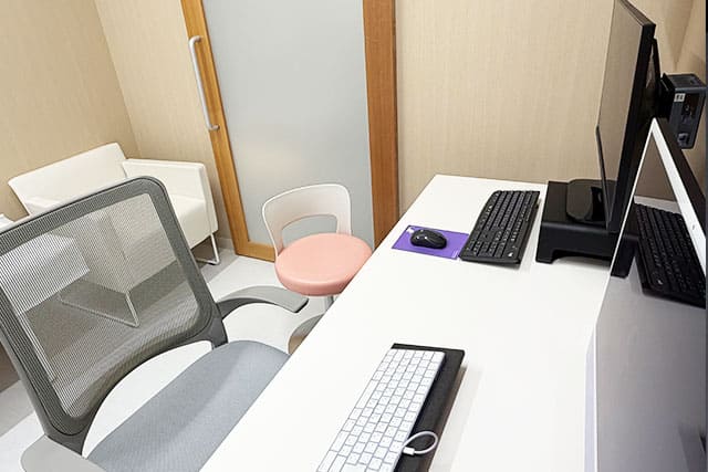 熊本駅前２分かずよ皮膚科 美容皮膚科クリニック　カウンセリング室